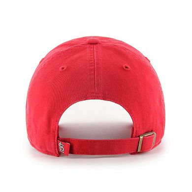 Men's '47 Red St. Louis Cardinals Team Pride Clean Up Adjustable Hat