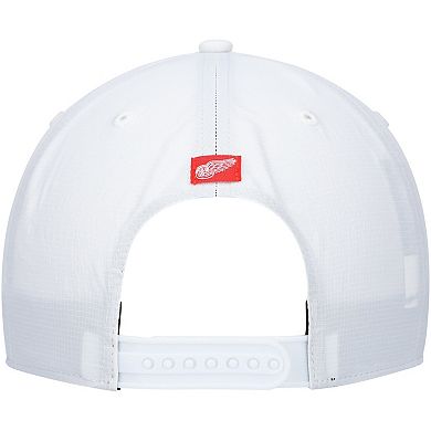 Men's '47 White Detroit Red Wings Downburst Hitch Snapback Hat
