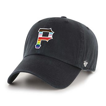 Men's '47 Black Pittsburgh Pirates Team Pride Clean Up Adjustable Hat
