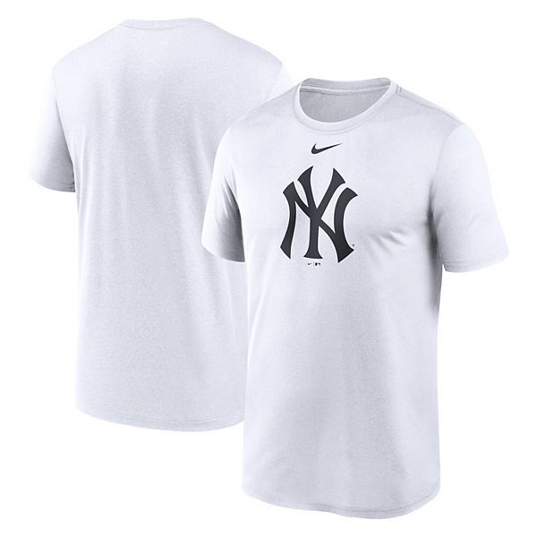 Men's Nike White New York Yankees New Legend Logo T-Shirt