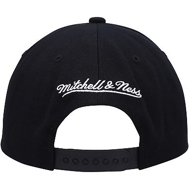 Men's Mitchell & Ness Black Utah Jazz Ground 2.0 Snapback Hat