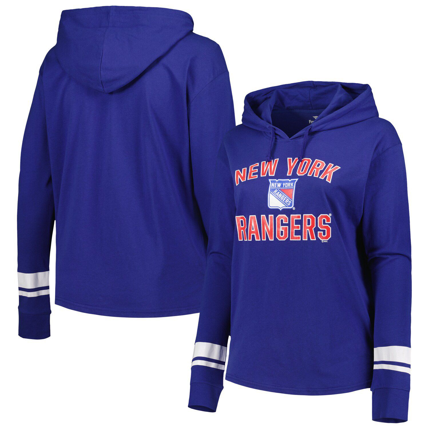 New York Rangers Fanatics Branded Women's Spirit Lace-Up V-Neck