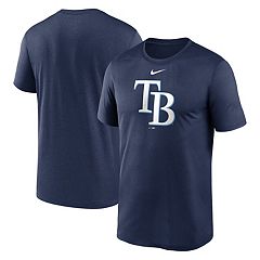 Men's Tampa Bay Rays Mitchell & Ness Cream Cooperstown Collection Sidewalk  Sketch T-Shirt