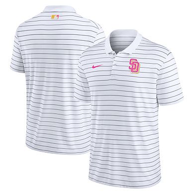 Men's Nike White San Diego Padres City Connect Victory Performance Polo