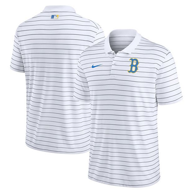 Men's Nike White Boston Red Sox City Connect Victory Performance Polo