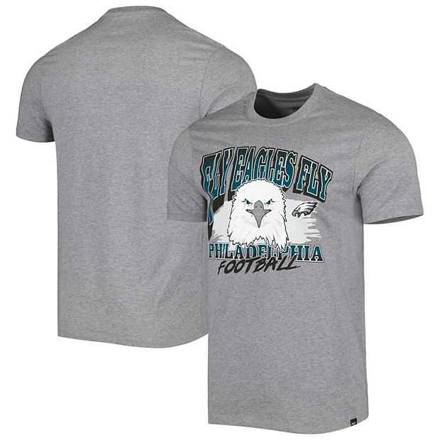 Men's '47 Heather Gray Philadelphia Eagles Regional Super Rival T