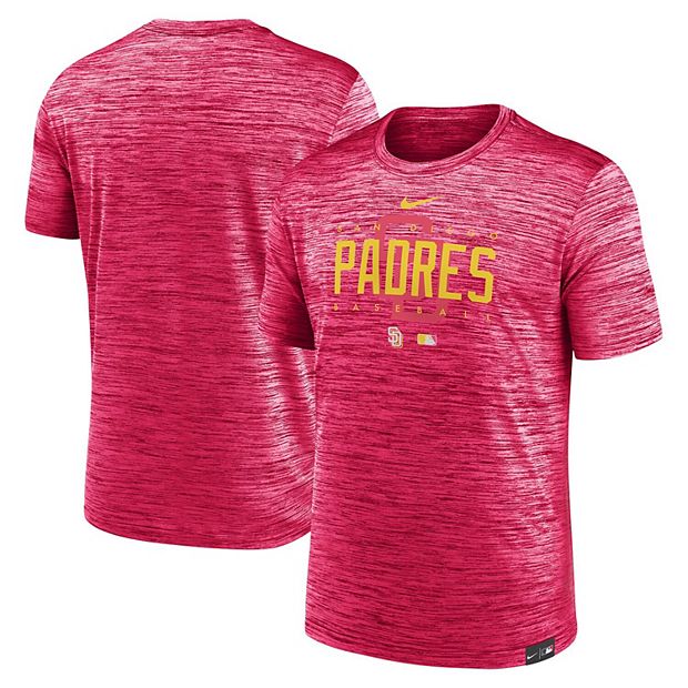 Men's Nike Pink San Diego Padres City Connect Velocity Practice