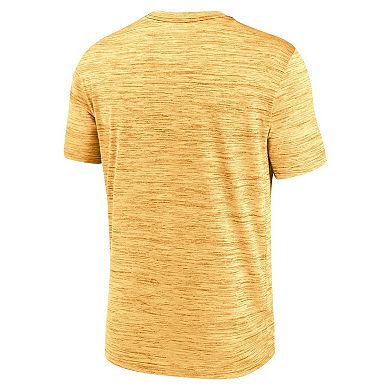 Men's Nike Gold Boston Red Sox City Connect Velocity Practice Performance T-Shirt