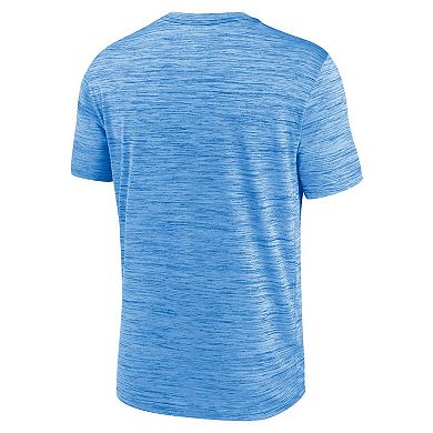 Men's Nike Powder Blue Milwaukee Brewers City Connect Velocity Practice Performance T-Shirt