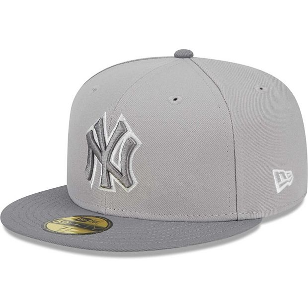 Black New Era MLB All Over Logo Gray Bottom 59FIFTY Fitted