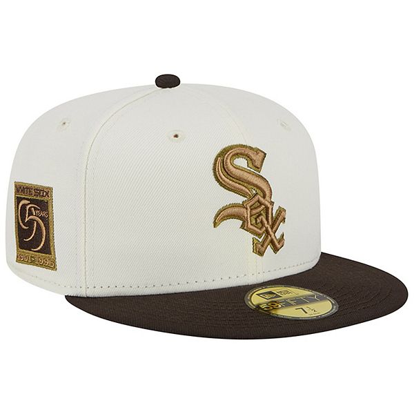 Mens New Era Whitebrown Chicago White Sox 95th Team Anniversary