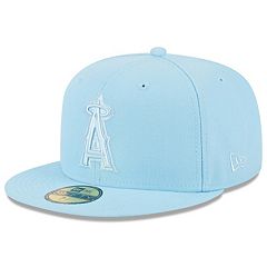 New Era 9FORTY A-Frame Los Angeles Angels Snapback Hat - Light Blue