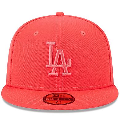 Men's New Era Red Los Angeles Dodgers 2023 Spring Color Basic 59FIFTY Fitted Hat