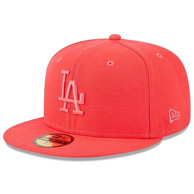 Men's New Era Red Los Angeles Dodgers 2023 Spring Color Basic 59FIFTY Fitted Hat