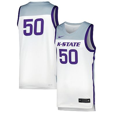 Unisex Nike White Kansas State Wildcats Replica Basketball Jersey
