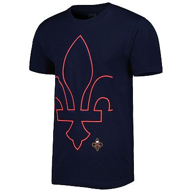 Unisex Stadium Essentials Navy New Orleans Pelicans Element Logo Pop T-Shirt