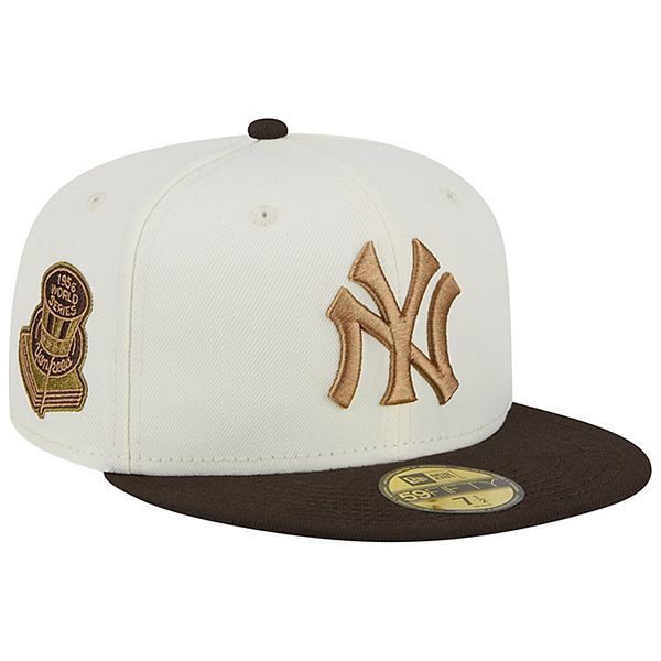 Men's New Era White/Brown New York Yankees 1956 World Series