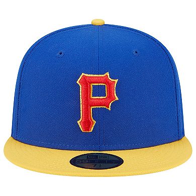 Men's New Era Royal/Yellow Pittsburgh Pirates Empire 59FIFTY Fitted Hat