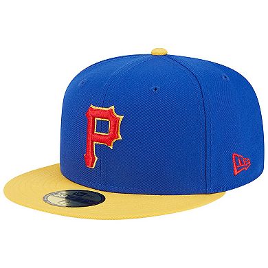Men's New Era Royal/Yellow Pittsburgh Pirates Empire 59FIFTY Fitted Hat