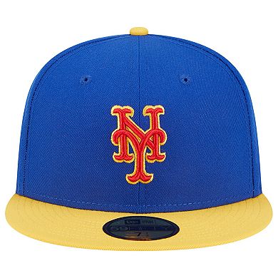 Men's New Era  Royal/Yellow New York Mets Empire 59FIFTY Fitted Hat