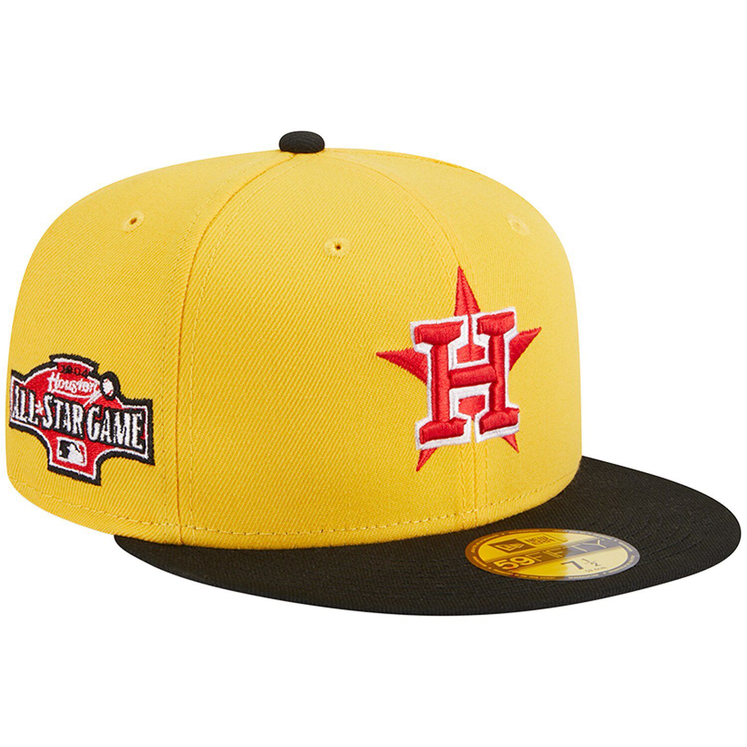 New Era Navy Houston Astros 2023 Gold Collection 39THIRTY Flex Hat Size: Large/Extra Large