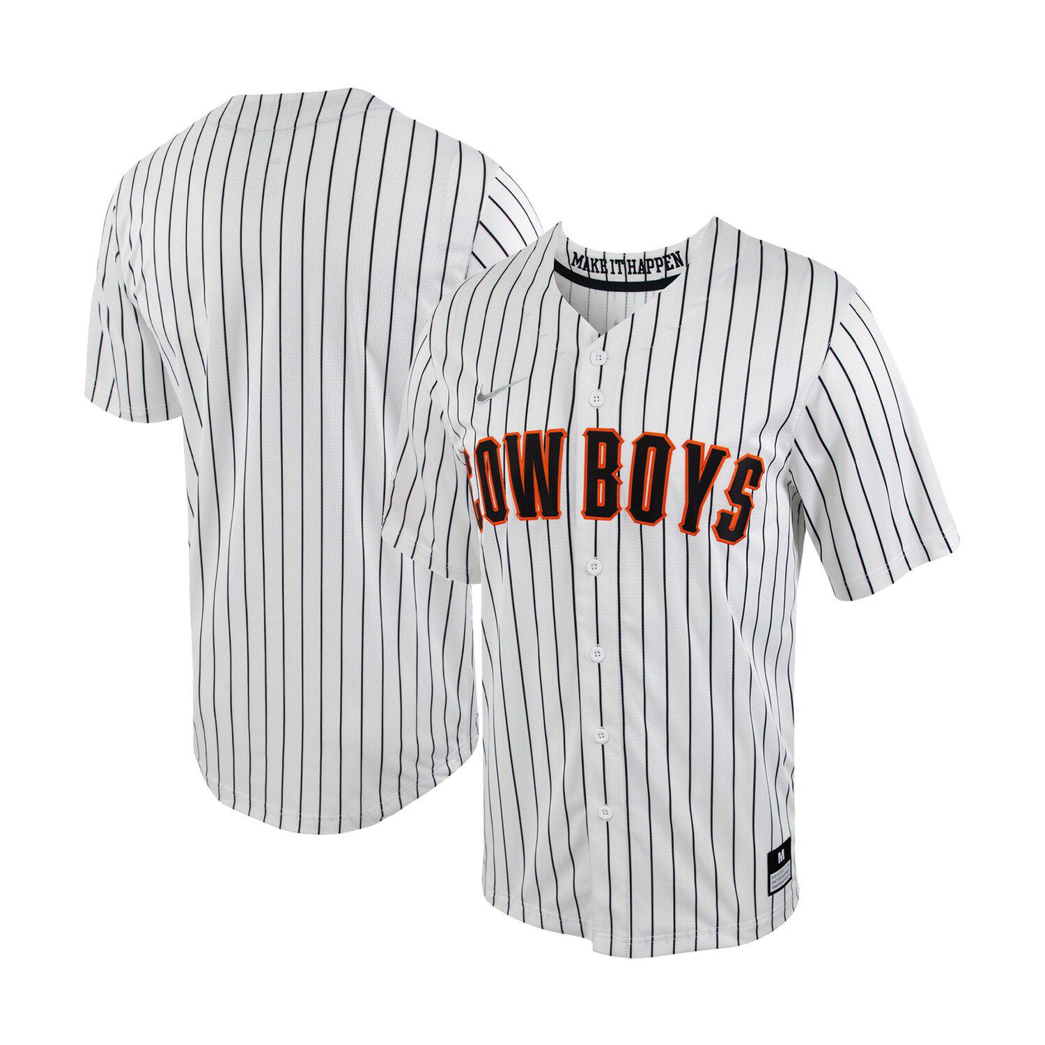 Nike Orange Oklahoma State Cowboys Replica 2-Button Softball Jersey