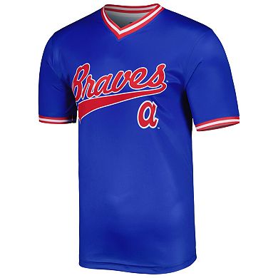 Men's Stitches Royal Atlanta Braves Cooperstown Collection Team Jersey