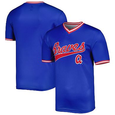Men's Stitches Royal Atlanta Braves Cooperstown Collection Team Jersey