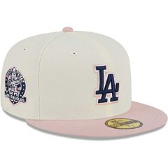 Men's New Era Cream/Gold Los Angeles Dodgers Chrome Anniversary 59FIFTY Fitted Hat