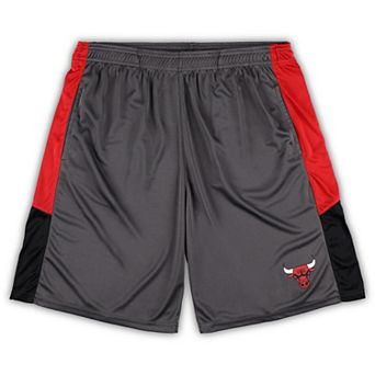 Men's Fanatics Branded Gray Chicago Bulls Big & Tall Shorts