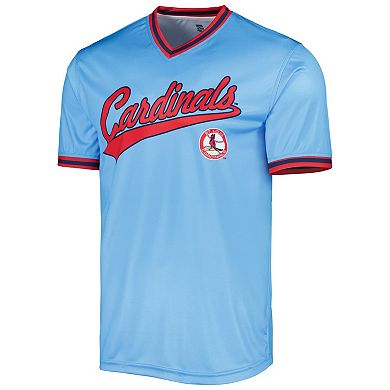 Men's Stitches Light Blue St. Louis Cardinals Cooperstown Collection Team Jersey