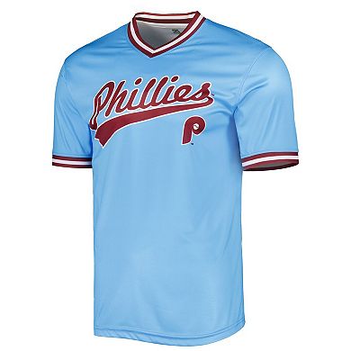 Men's Stitches Light Blue Philadelphia Phillies Cooperstown Collection Team Jersey