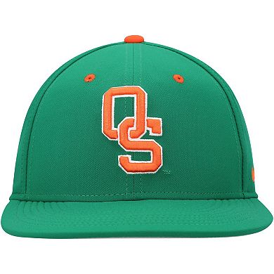Men's Nike Green Oklahoma State Cowboys Aero True Baseball Performance Fitted Hat
