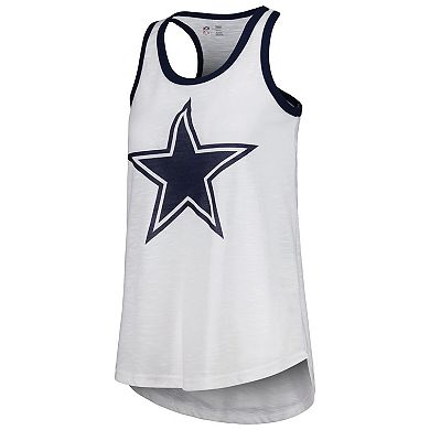 Women's G-III 4Her by Carl Banks White Dallas Cowboys Tater Tank Top