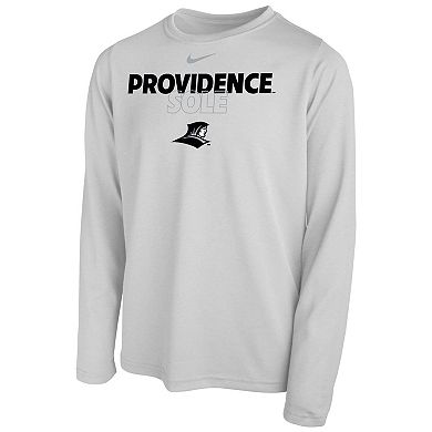 Youth Nike  White Providence Friars 2023 On Court Sole Bench T-Shirt
