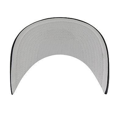 Men's '47 Black Chicago White Sox Backhaul Foam Trucker Snapback Hat