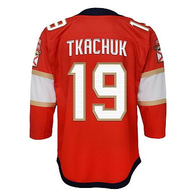 Youth Matthew Tkachuk Red Florida Panthers Home Premier Player Jersey