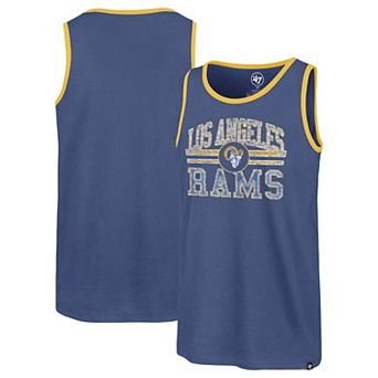 Men's '47 Blue Los Angeles Rams Winger Franklin Tank Top