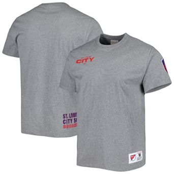 Men Mitchell & Ness Gray St. Louis City SC City Tee