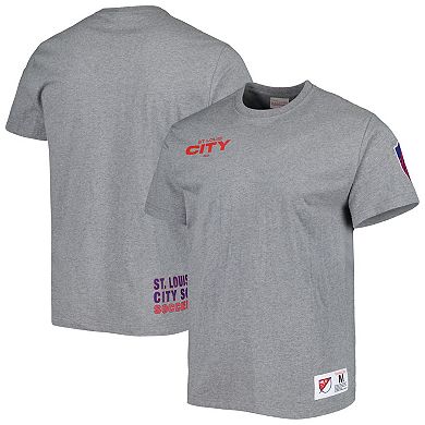 Men Mitchell & Ness Gray St. Louis City SC City Tee