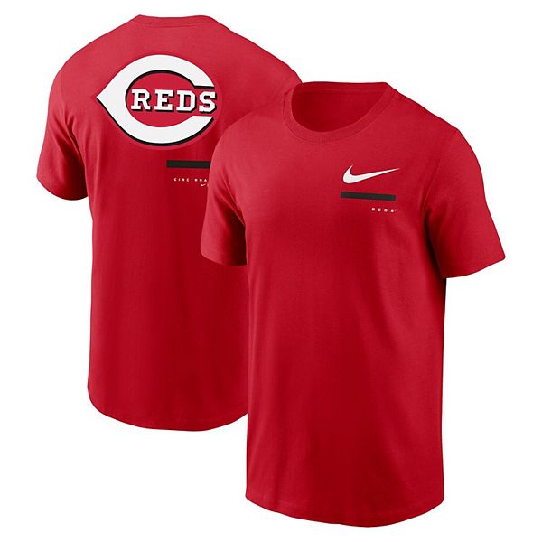 Men's Nike Red Cincinnati Reds Over the Shoulder T-Shirt