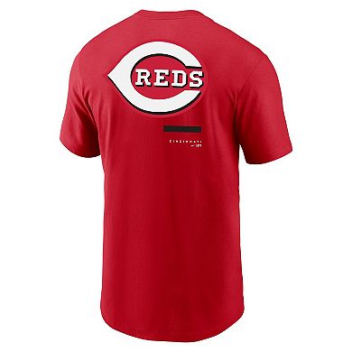 Men's Nike Red Cincinnati Reds Over the Shoulder T-Shirt