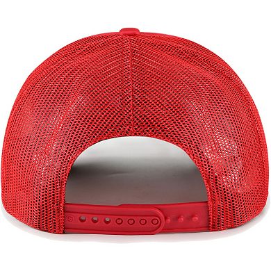 Men's '47 Red St. Louis Cardinals Backhaul Foam Trucker Snapback Hat