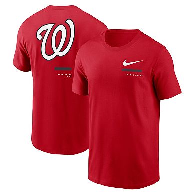 Men's Nike Red Washington Nationals Over the Shoulder T-Shirt