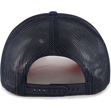 Men's '47 Navy Boston Red Sox Backhaul Foam Trucker Snapback Hat