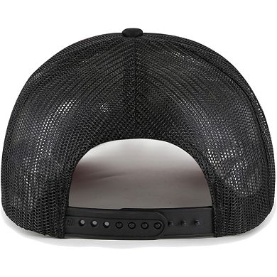 Men's '47 Black San Francisco Giants Backhaul Foam Trucker Snapback Hat