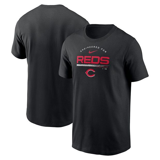 売れ筋商品|||ナイキ Tシャツ トップス レディース Men's Black Cincinnati Reds Team Engineered Performance T-shirt Black Men's Nike Black Cincinnati Reds Team Engineered Performance