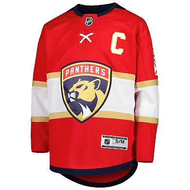 Youth Aleksander Barkov Red Florida Panthers Home Premier Player Jersey