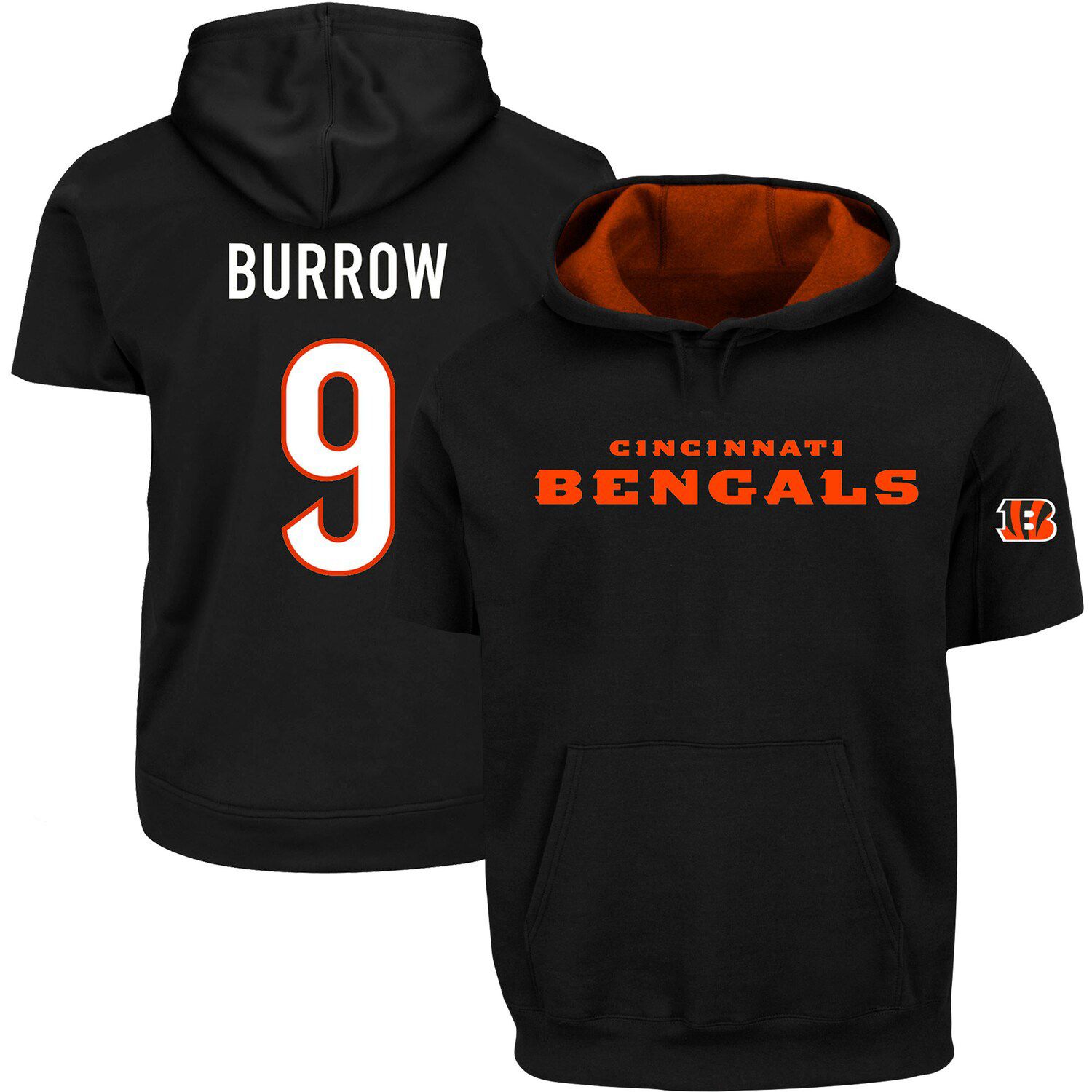 Lids Joe Burrow Cincinnati Bengals Big & Tall Muscle Pullover Hoodie -  Black