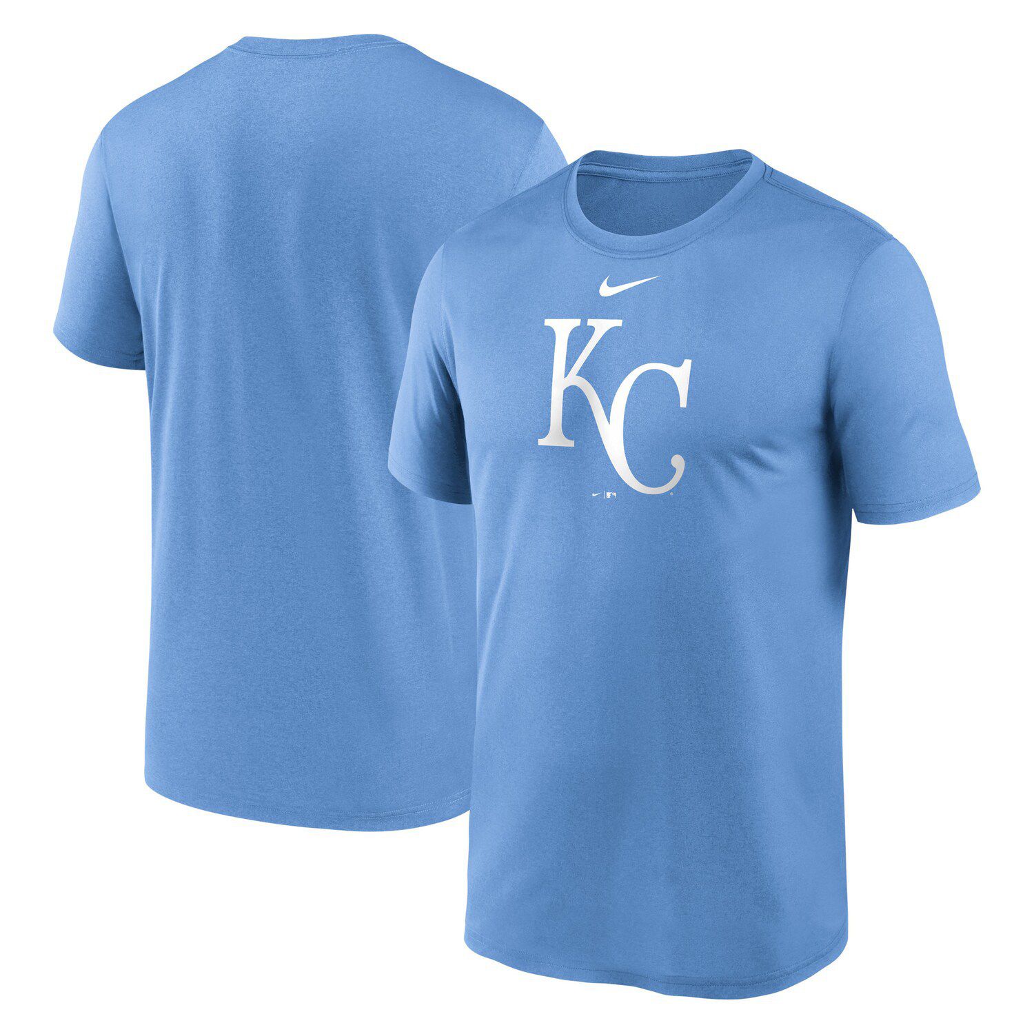 Women's Nike Light Blue/Heathered Royal Kansas City Royals Cooperstown Collection Rewind Raglan T-Shirt Size: Medium